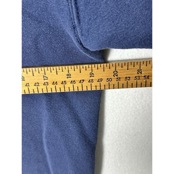 Vintage 90’s Youth Center Swoosh Nike Blue Hoodie Size XL 18-20 USA made Orange - Picture 6 of 8